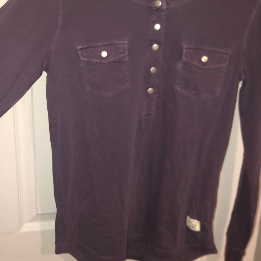 Ivory Ella Purple Long Sleeve shirt
